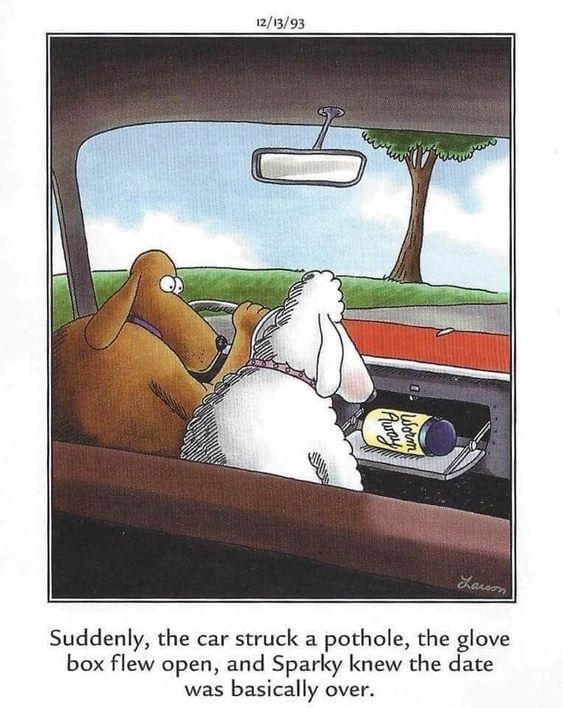 Dark humor far side comic 