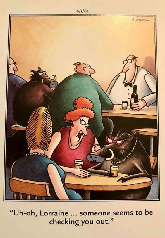 Dark humor far side comic 